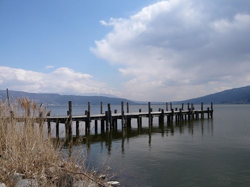 諏訪湖の写真