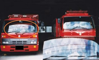 消防車 - 心霊写真