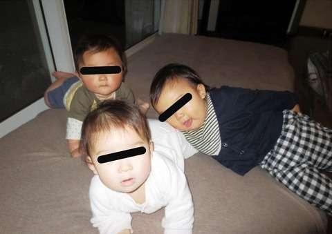 三人の赤ちゃん - 心霊写真