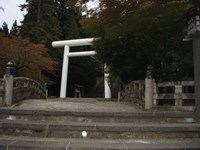福島県土津神社でのオーブ-心霊写真