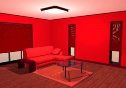 真っ赤な部屋