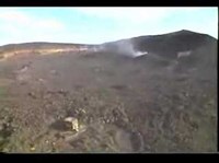 ワイドショー衝撃映像 for CX3・三原山噴火中に人？