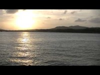 沖縄久米島　奥武島のサンセット