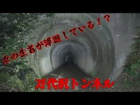 心霊スポット千葉県万代沢隧道　女の首が浮遊していると言うトンネルに突入！！