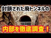 【隧道】ちょっと不気味で長いトンネルへ突撃！
